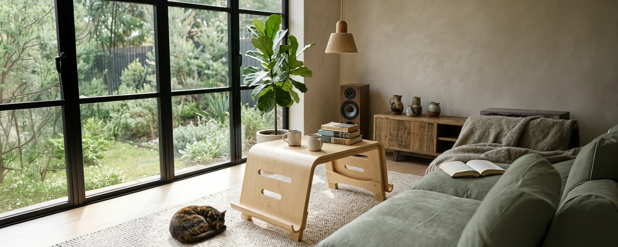 Le tabouret d'inversion Bangka dans un intérieur élégant